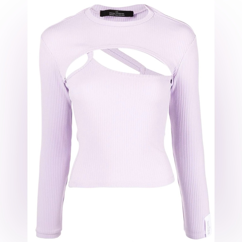 Rokh Lavender 2-piece Camisole + Long Sleeve Pullover Sweater Set